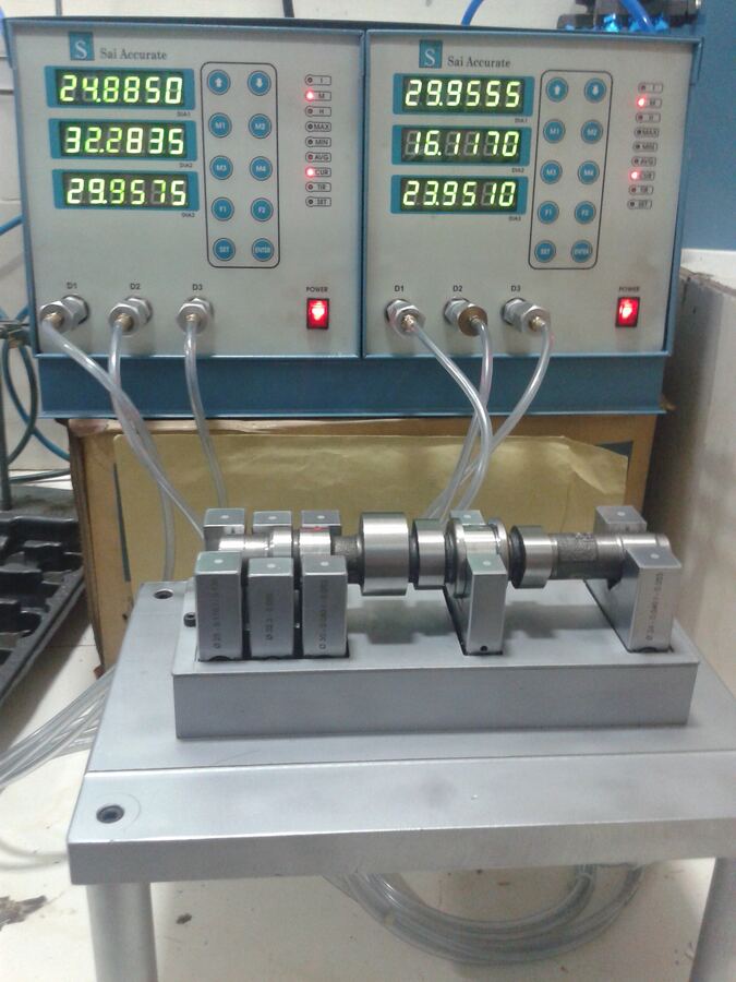 Camshaft dia multigauging