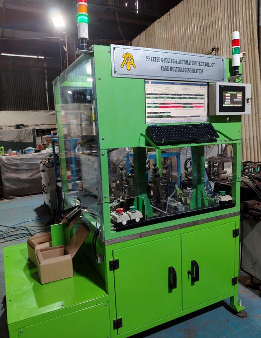 Universal Joint Ball Cage Inner Autogauging Machine