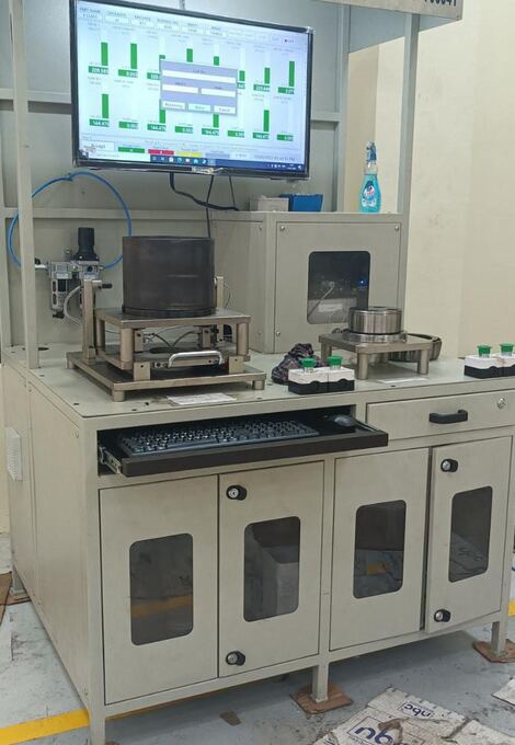 Indian Railways Bearing & Cup Gauging Machine