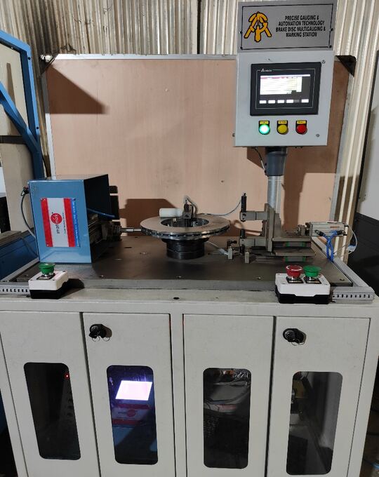 Brake Disc Gauging & Marking Machine