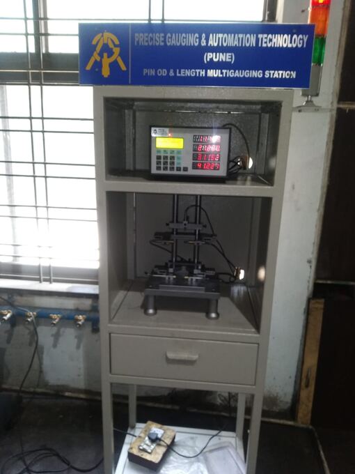 Adjustable Multigauging Fixture for Pin